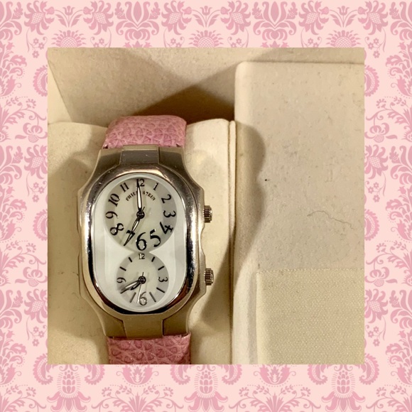 PHILIP STEIN LARGE DUAL FACED WATCH - NEW BATTERIES - Picture 2 of 5